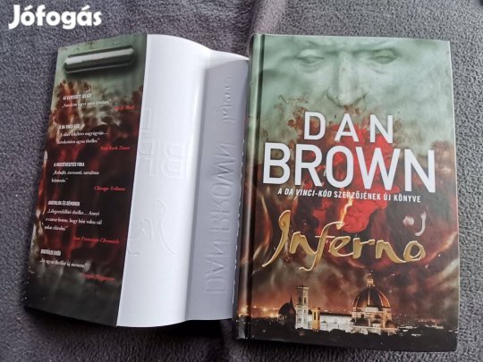 Inferno: Dan Brown :új lapozatlan