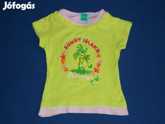 Infiniti Kids pálmafás, dupla hatású póló 110-116-os, 5-6 évesre