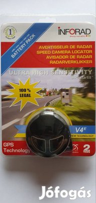 Inforad V4e fix telepítésű traffipax jelző, Véda jelző Új