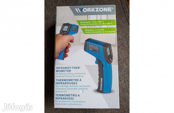 Infravörös Lézeres digitális hőmérő Új Ferrex -felület és helyiség