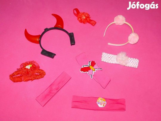 Ingyen Posta, 8 db hajpánt 5-10 éves kislánynak