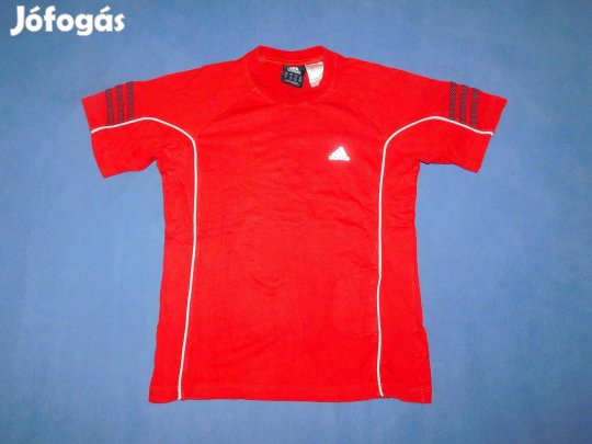 Ingyen Posta, Adidas piros póló, mez 152-es, 11-12 évesre
