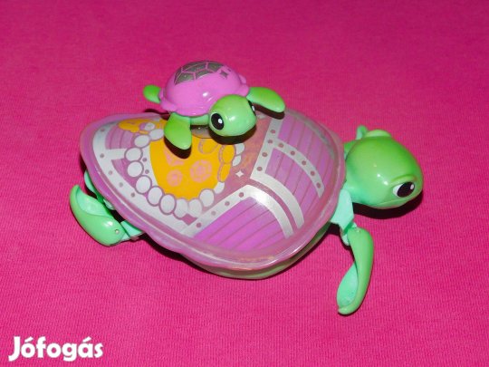 Ingyen Posta, Elemes úszó teknőc mama kis teknőssel