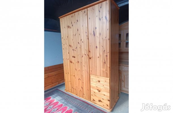 Ingyen Szállítás 50 KM IG Fenyő Gardrób Szekrény S497