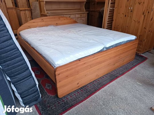 Ingyen Szállítás 50 KM IG fenyő Francia Ágy 180X200 Új Matrac A432