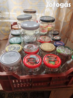 Ingyen elvihető befőttes üvegek
