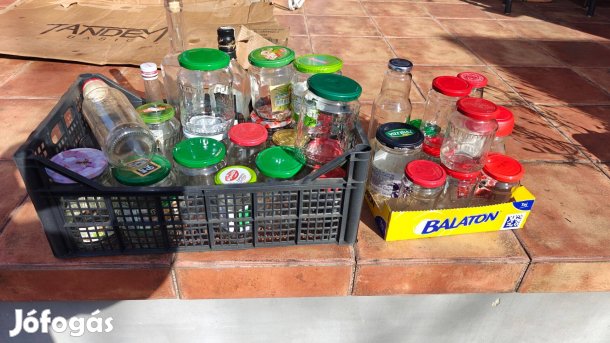 Ingyen elvihető üvegek befőzéshez