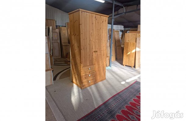 Ingyen szállítás 50 km ig Fenyő felújított gardrób szekrény s467