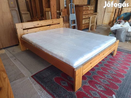 Ingyen szállítás 50 km ig Fenyő francia ágy 160x200 új matrac a415