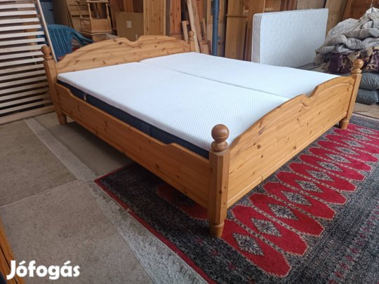Ingyen szállítás 50 km ig Fenyő francia ágy 180x200 új matrac a400