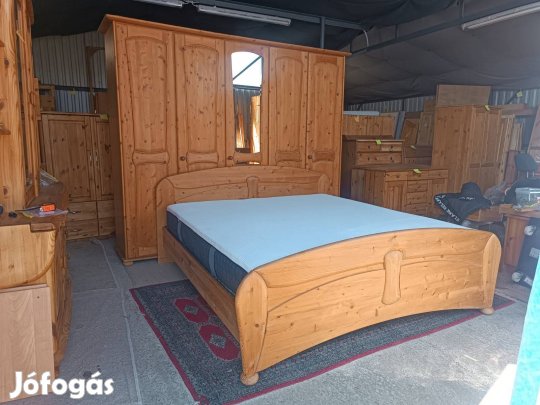 Ingyen szállítás 50 km ig Fenyő francia ágy új matrac a418