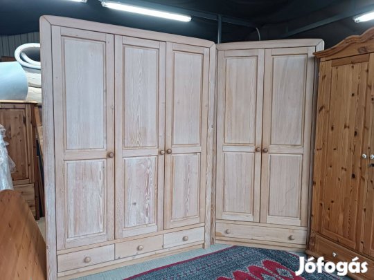 Ingyen szállítás 50 km ig Fenyő gardrób szekrény 2 db s494