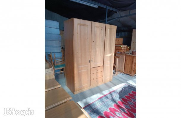Ingyen szállítás 50 km ig Fenyő gardrób szekrény 7 db egyforma s487