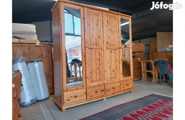 Ingyen szállítás 50 km ig Fenyő gardrób szekrény s492