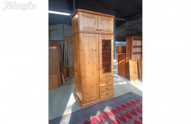 Ingyen szállítás 50 km ig Fenyő magasított gardrób szekrény s474