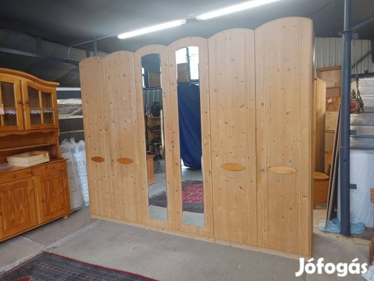Ingyen szállítás 50 km ig Fenyő nagy gardrób szekrény s456