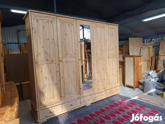 Ingyen szállítás 50 km ig Fenyő nagy gardrób szekrény s470