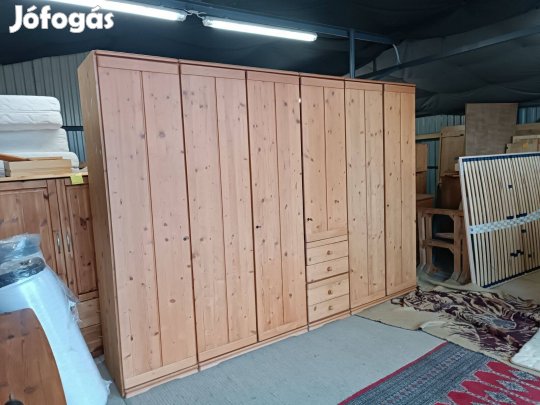 Ingyen szállítás 50 km ig Fenyő nagy gardrób szekrény s493