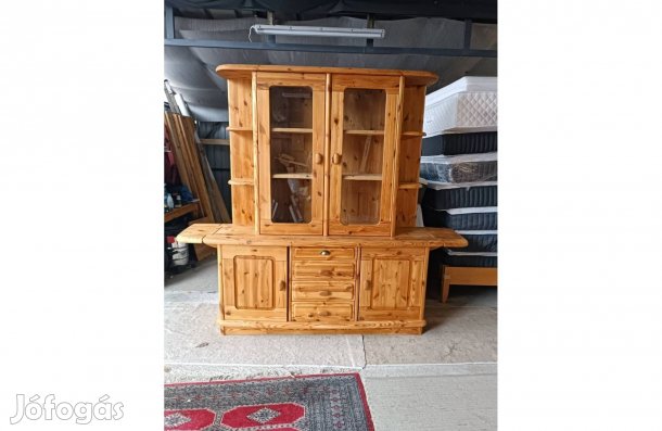 Ingyen szállítás 50 km ig fenyő nagy tálalószekrény t76