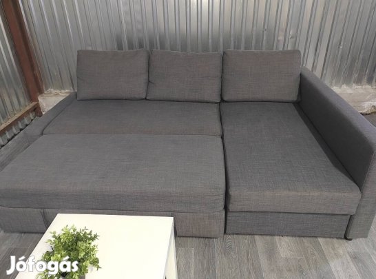 Ingyenes Szállítás! Szürke IKEA Friheten Jobbos-Balos Kanapé