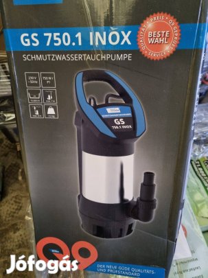 Inox búvárszivattyú magas 15000L/h vízhozammal, szennyvíz szivattyú