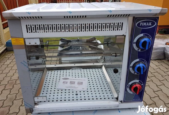 Inox ipari 6-8 csirkés grillsütő grillcsirkesűtő grill csirke sütő