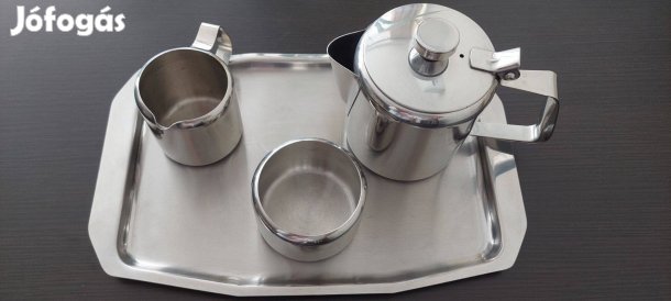 Inox kávés szett