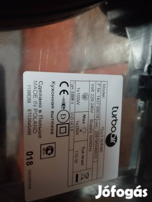 Inox konyhai elszívó!