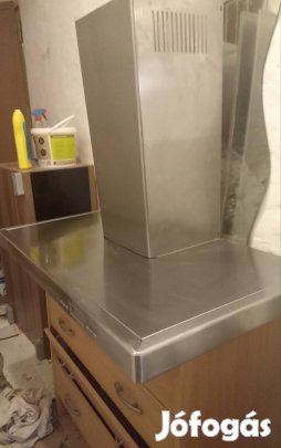 Inox konyhai szagelszívó 2 spot izzós világítás 