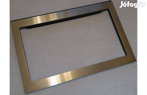 Inox nemesacél beépítő keret beépíthető mikrohullámú sütőhöz 60x400x40