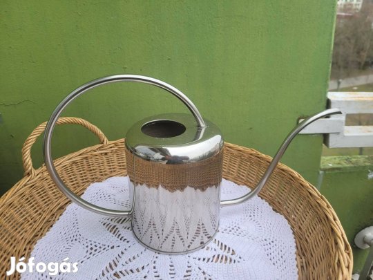 Inox orchidea locsoló kanna 2 L-es
