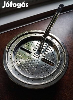 Inox zöldség szeletelő és üveg előkészítő tálca