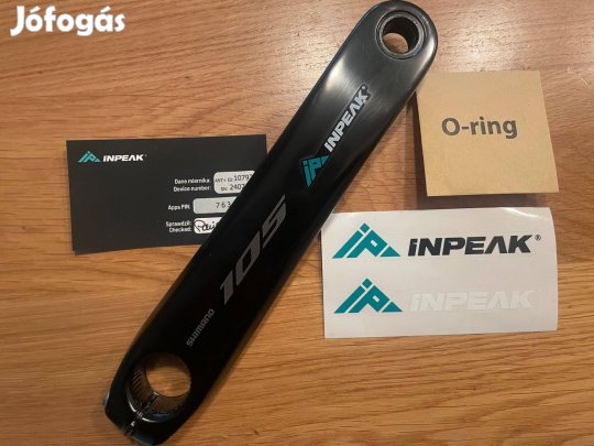 Inpeak bal hajtókar wattmérő Shimano 105 175mm