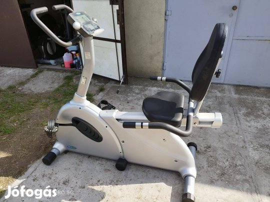 Inshape Mágnesfékes Duplakijelzős Háttámlás Szobabicikli 150 kg!