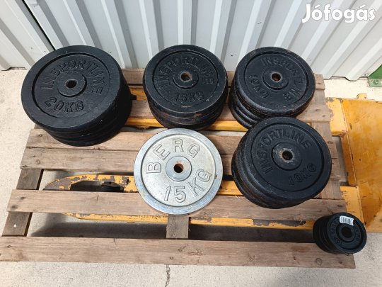 Insportline 31mm-es súlyok újszerű állapotban eladók!