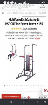 Insportline power tower x150 multifunkciós húzódzkodó, tolódzkodó