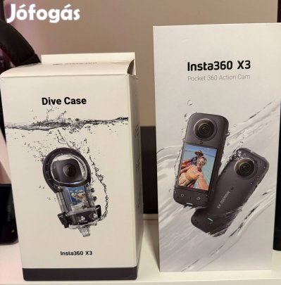 Insta360 X3 kamera + búvár tok