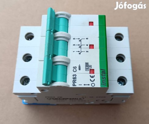 Instal kismegszakító 3P C 6A, Instal 13606