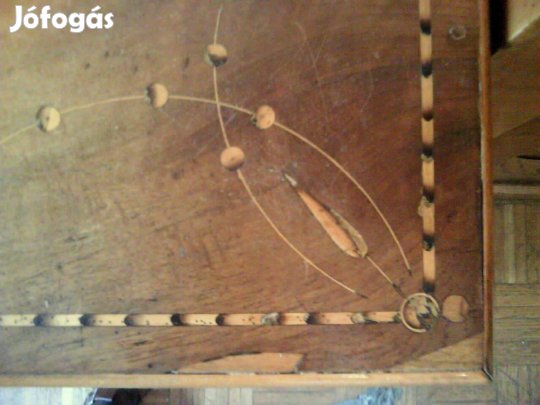 Intarziás copf antik íróasztal eladó