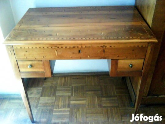 Intarziás copf antik íróasztal eladó
