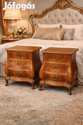 Intarziás éjjeliszekrény 