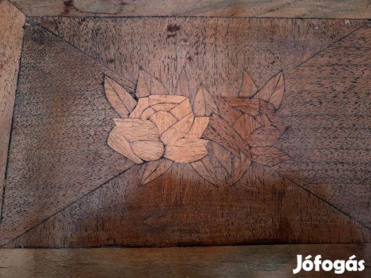 Intarziás fa doboz ( ~ 50 éves ) 20260327