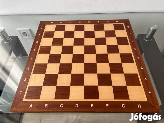 Intarziás fa sakktábla 48 x 48cm