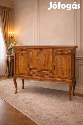 Intarziás tálaló, komód 