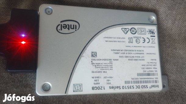 Intel 120 gb ssd merevlemez, wincseszter jó állapotban