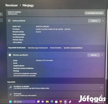 Intel 8.-gen i5-ös Játékos Pc4-Eladó !!!