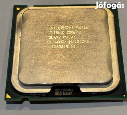 Intel Core2 Duo E6750 processzor eladó