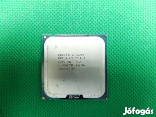 Intel Core 2 Duo 2,53GHz 775 processzor 2 mag E7200