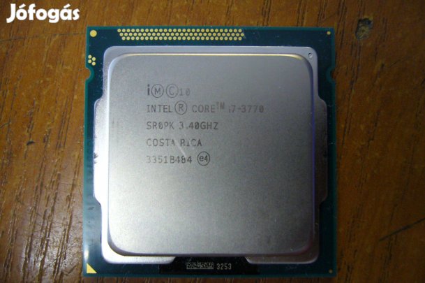 Intel Core i7 3770 3.gen 4/8 szálas CPU kiárusítás!!!