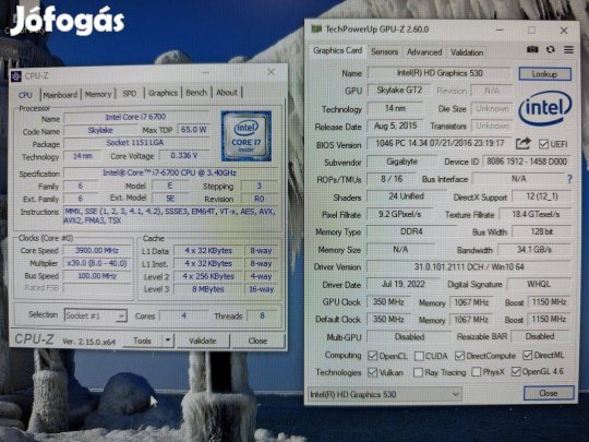 Intel Core i7-6700 - 8M Cache 8 x 4.00 GHz+Intel HD Graphics 530 - 6Hó